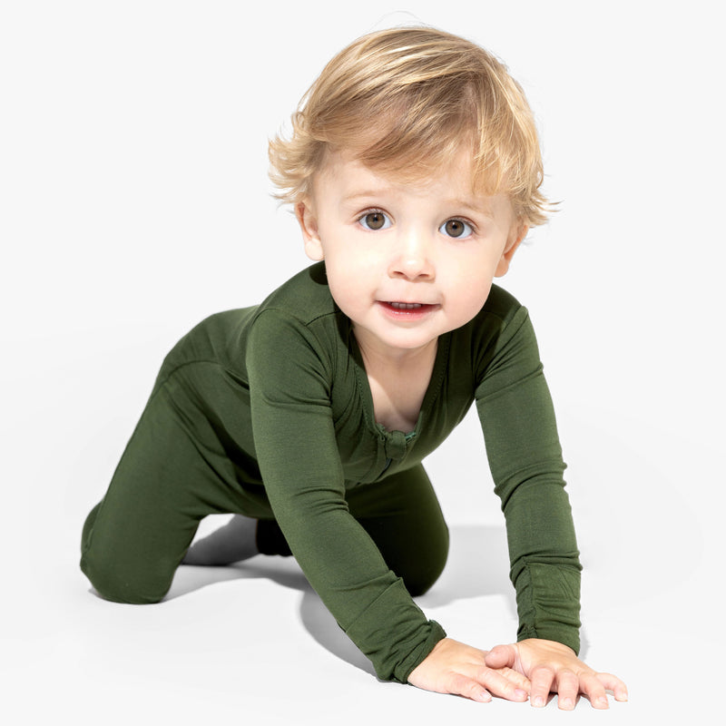 Evergreen Bamboo Convertible Footie