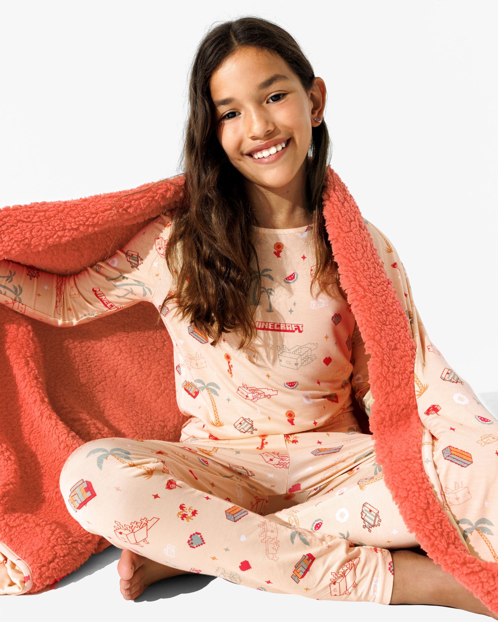 Minecraft: Summer Vibes Bamboo Kids Pajamas