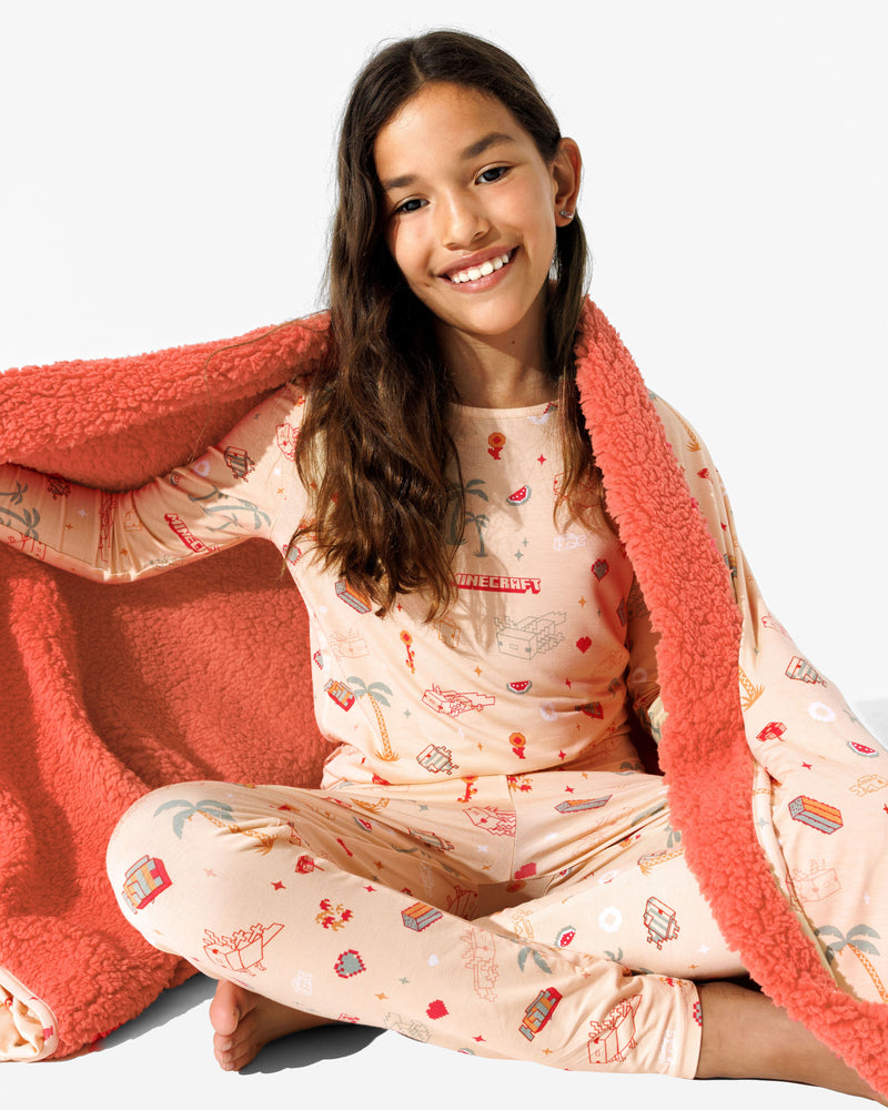 Minecraft: Summer Vibes Bamboo Kids Pajamas