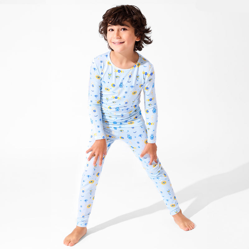 The Eye Blue Bamboo Kids Pajamas