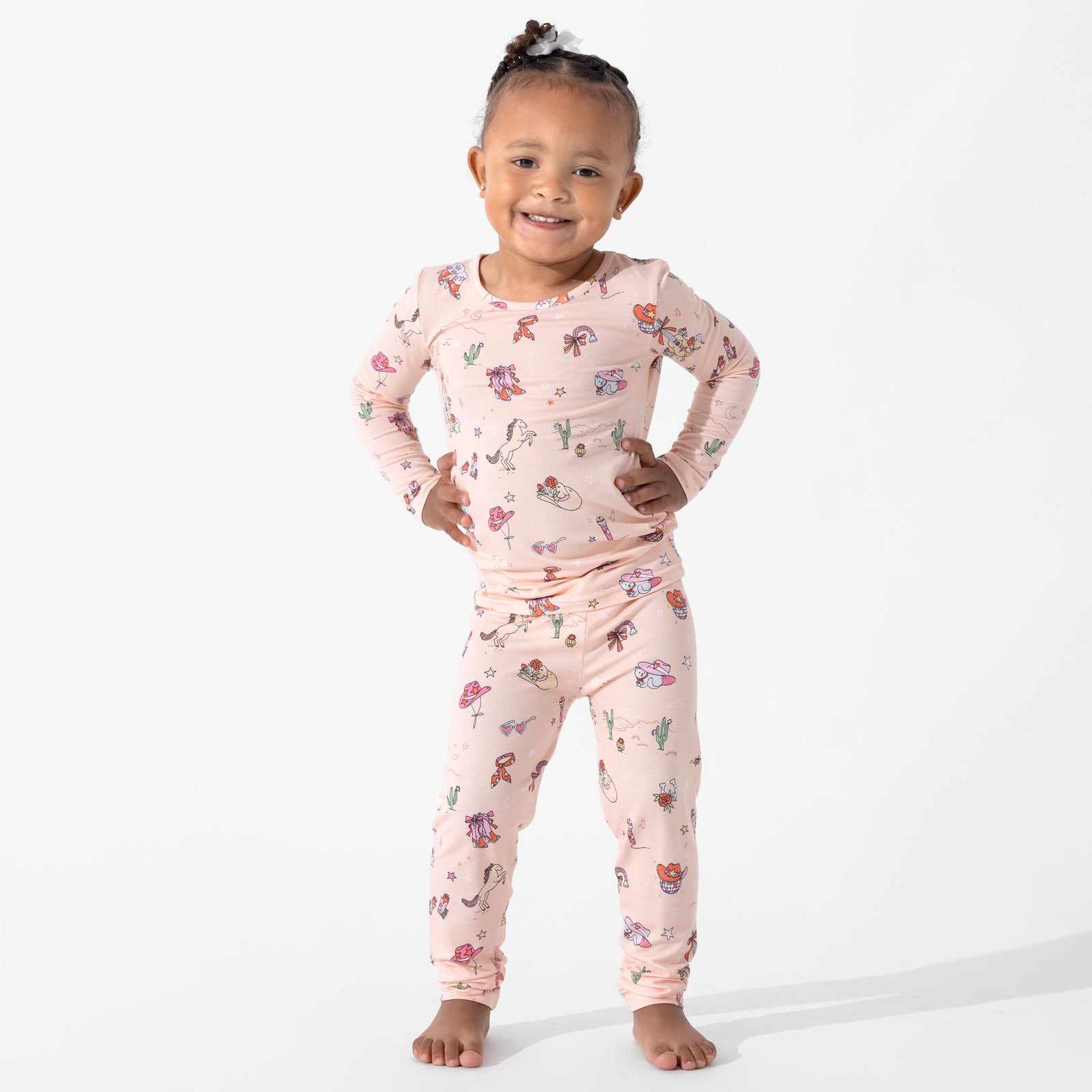 Cowgirl Bamboo Kids Pajamas