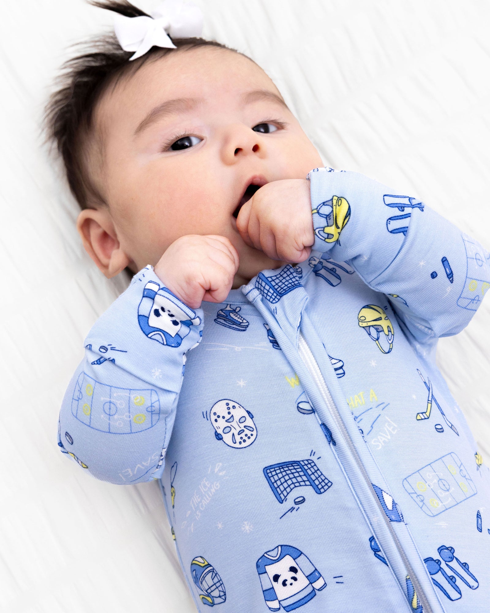 Hockey Bamboo Convertible Footie