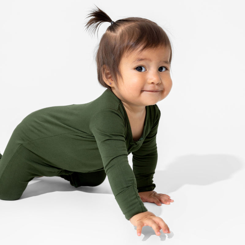 Evergreen Bamboo Convertible Footie