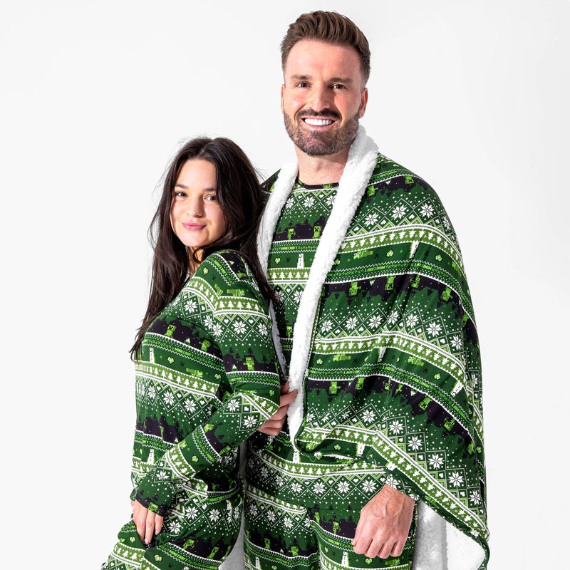 Minecraft: Creeper Holiday Bamboo Women's Pajama Set