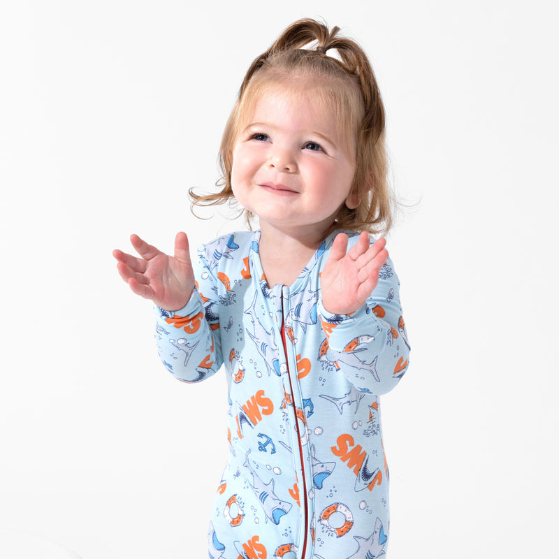 JAWS Bamboo Convertible Footie