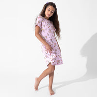 Tea Party Bamboo Girls' Short Sleeve Dress