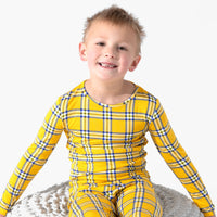 Clueless Total Betty Plaid Bamboo Kids Pajamas