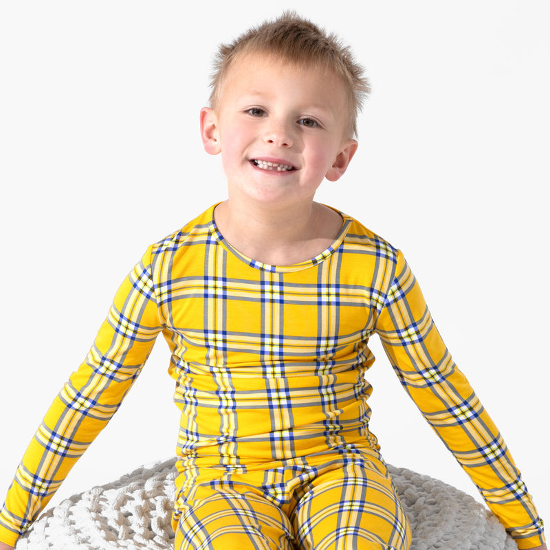 Clueless Total Betty Plaid Bamboo Kids Pajamas