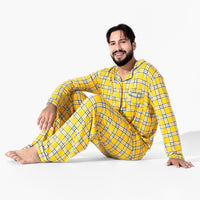 Clueless Total Betty Plaid Bamboo Men's Pajama Set