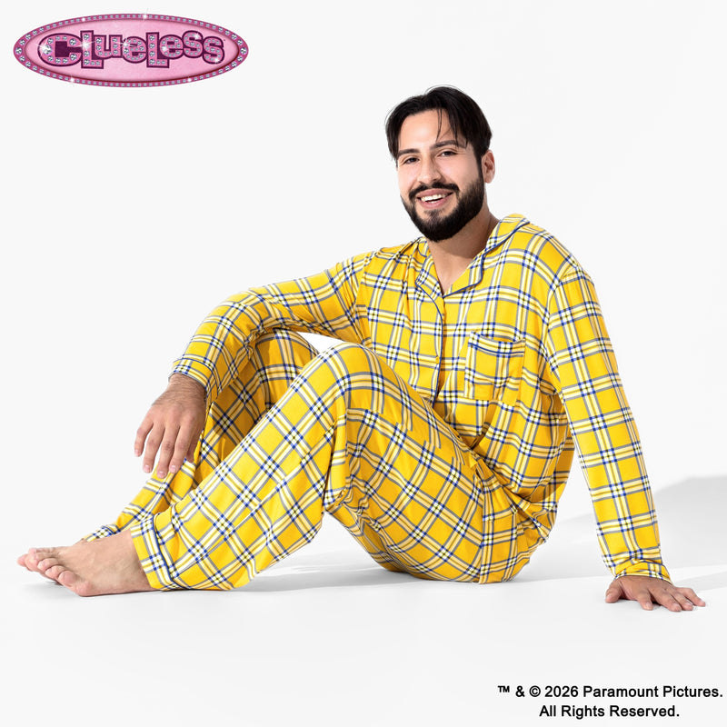 Clueless Total Betty Plaid Bamboo Men's Pajama Set