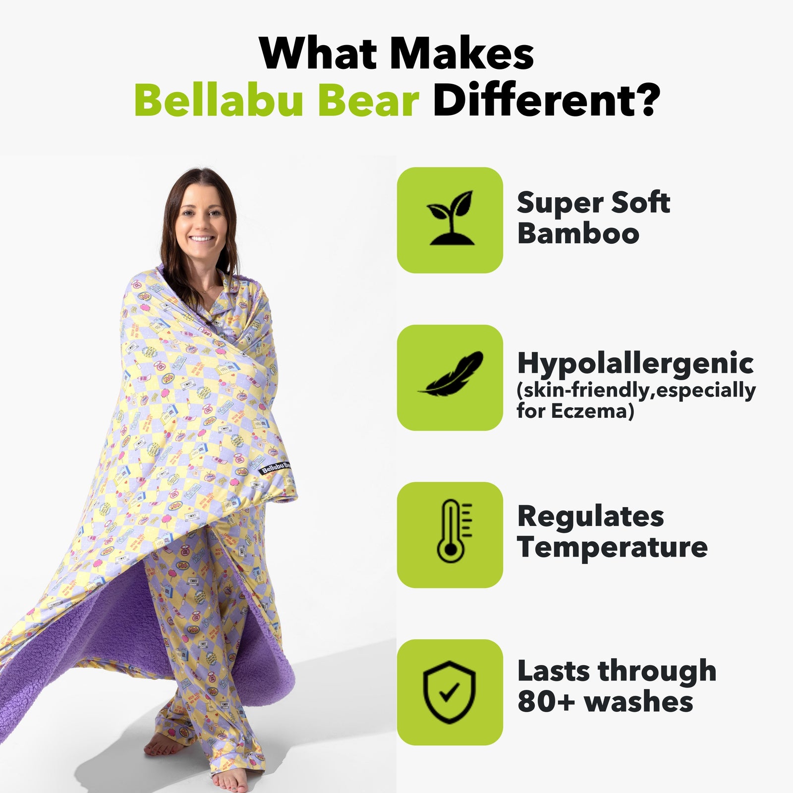Clueless As If! Bamboo Sherpa Blanket