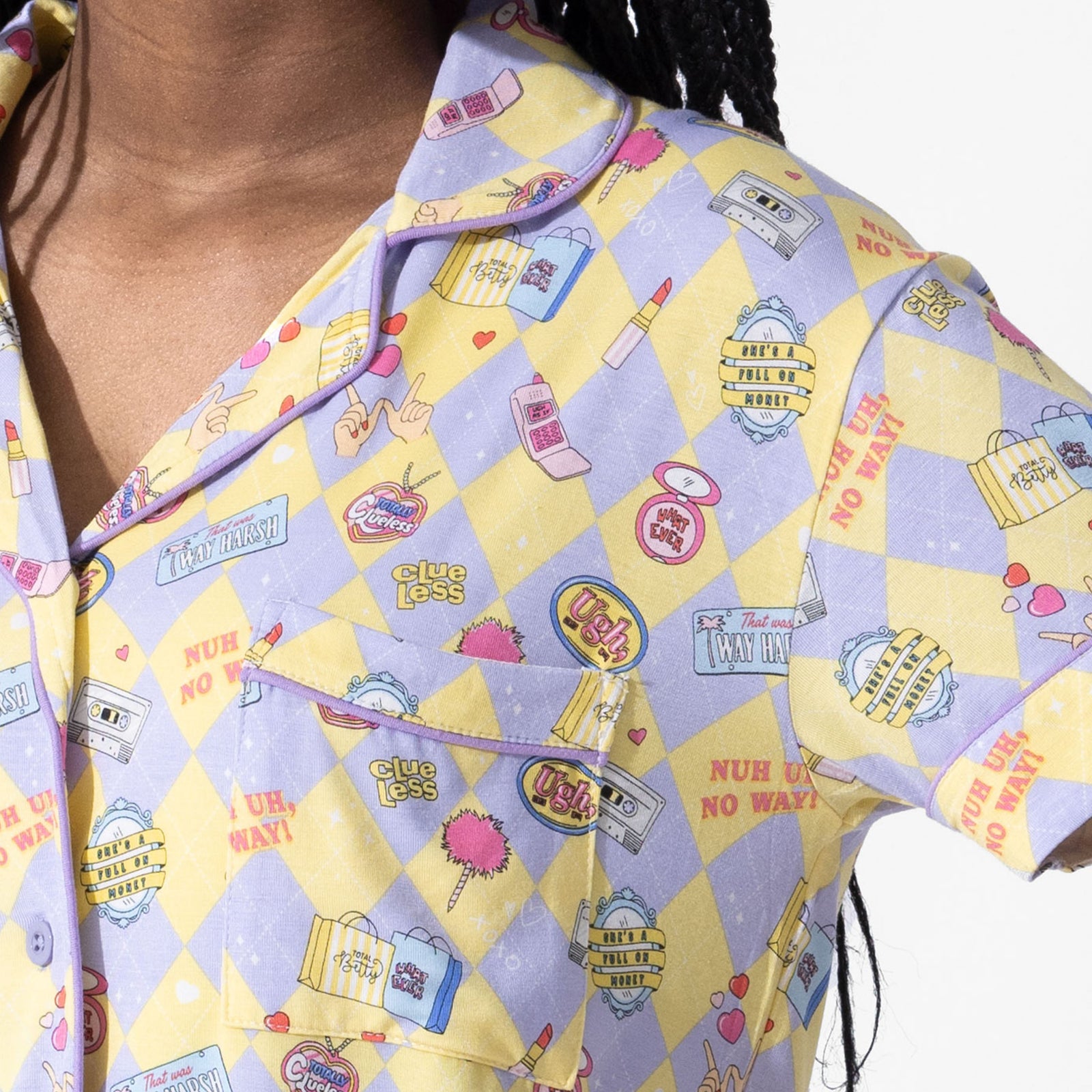 Clueless As If! Bamboo Women's Pajama Short Set