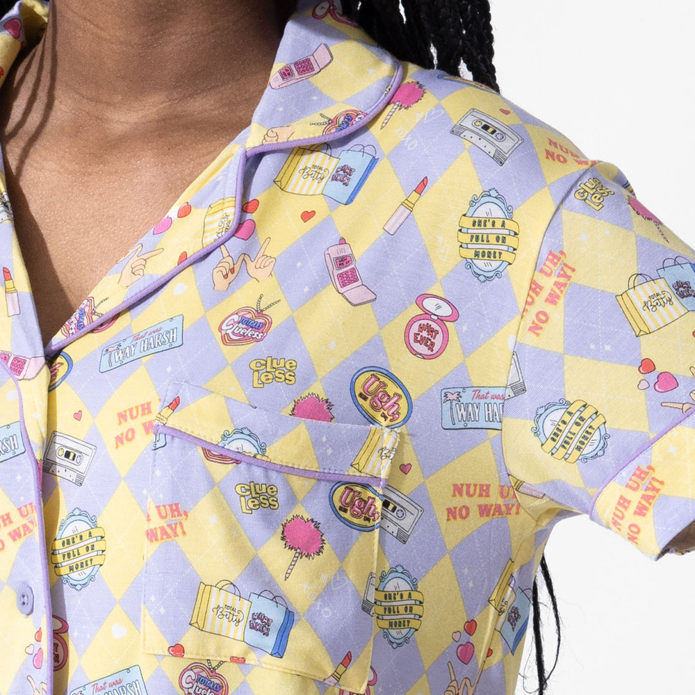 Clueless As If! Bamboo Women's Pajama Short Set