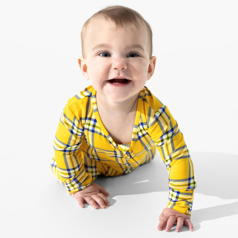 Clueless Total Betty Plaid Bamboo Convertible Footie