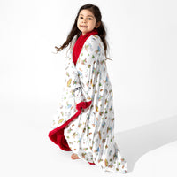 If You Give A Mouse A Cookie Christmas Bamboo Sherpa Blanket