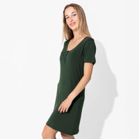Pine Green Bamboo Women's Nightgown