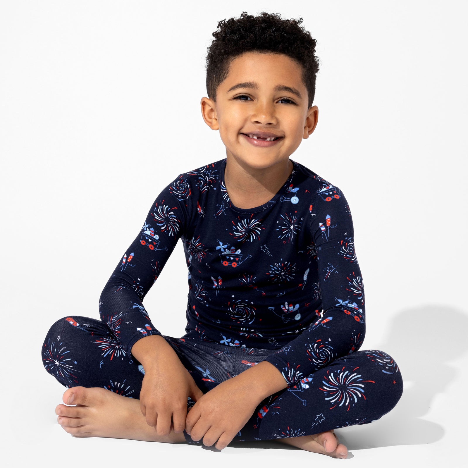 Fireworks Bamboo Kids Pajamas