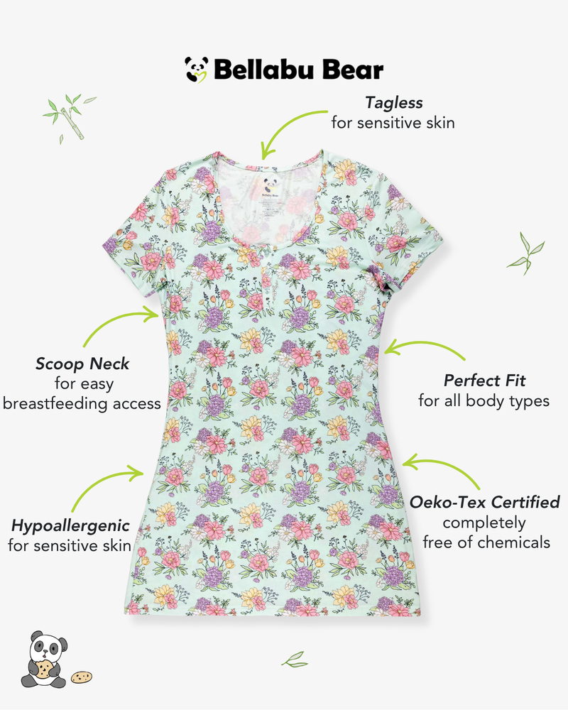 Petals & Posies Bamboo Women's Nightgown