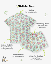 Petals & Posies Bamboo Women's Pajama Short Set