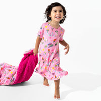 Powerpuff Girls Saving Bedtime Bamboo Sherpa Blanket