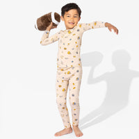 Football Bamboo Kids Pajamas