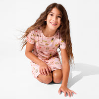 FRIENDS™: You're My Lobster Bamboo Girls' Short Sleeve Dress