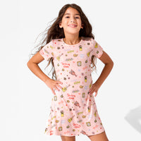 FRIENDS™: You're My Lobster Bamboo Girls' Short Sleeve Dress