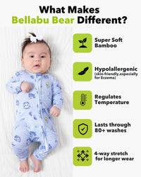 Hockey Bamboo Convertible Footie