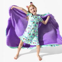 Gabby's Dollhouse: Cat Francisco Bamboo Sherpa Blanket