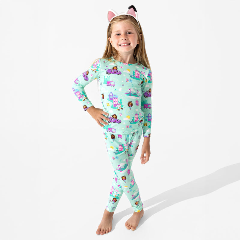 Gabby's Dollhouse: Cat Francisco Bamboo Kids Pajamas