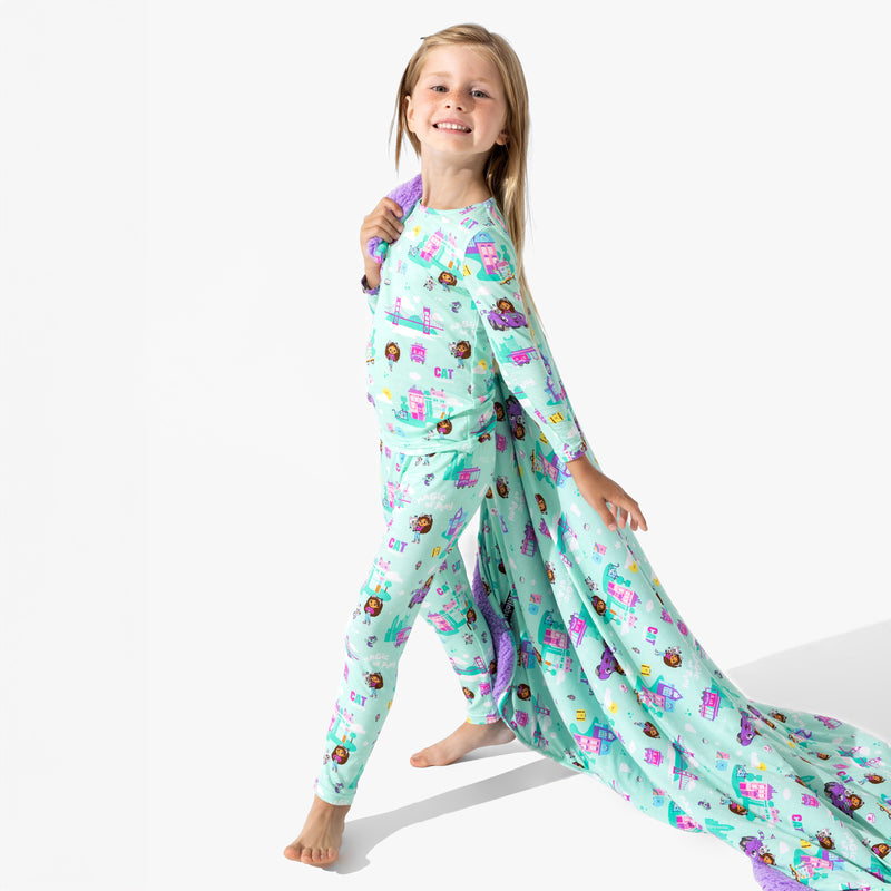 Gabby's Dollhouse: Cat Francisco Bamboo Sherpa Blanket