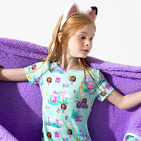 Gabby's Dollhouse: Cat Francisco Bamboo Sherpa Blanket