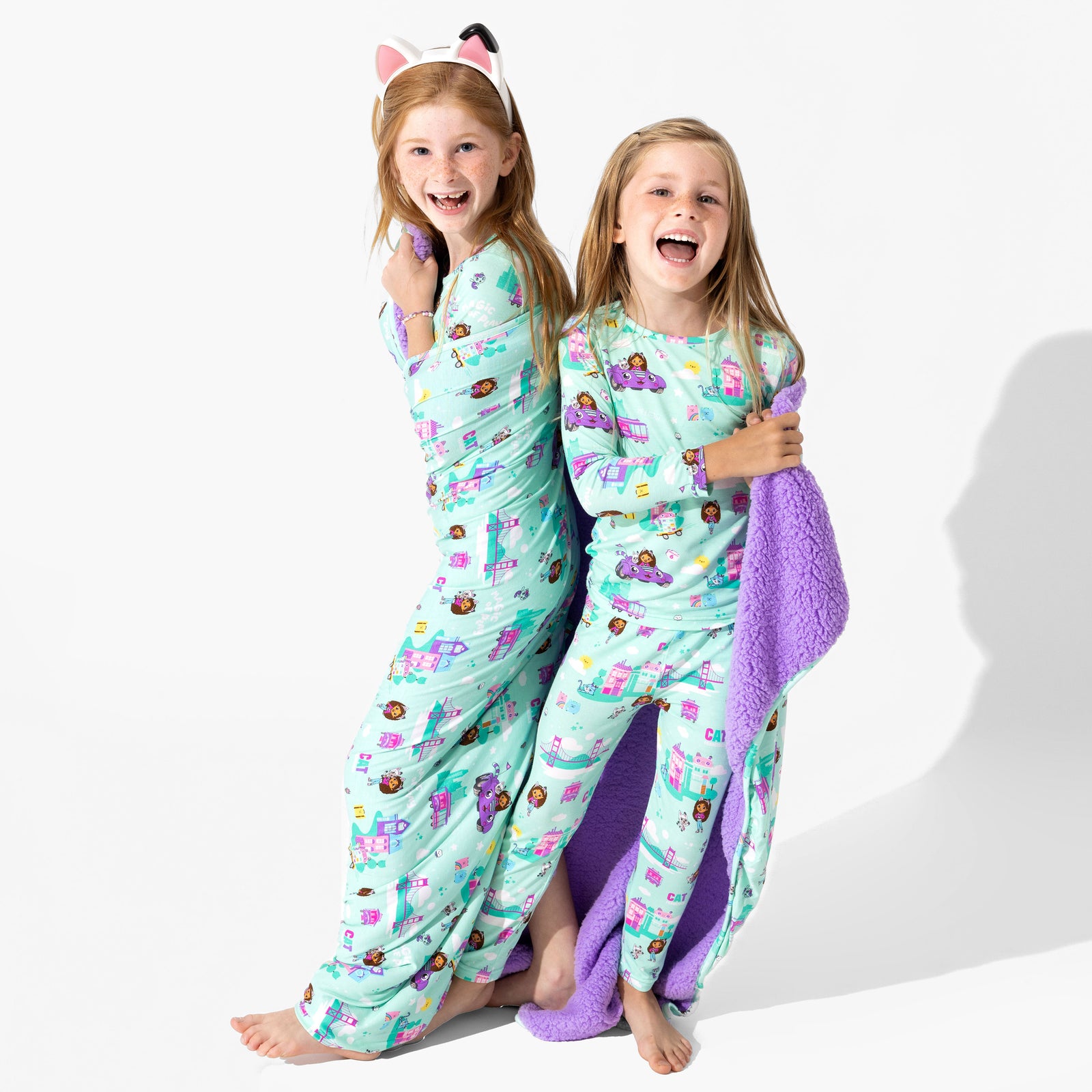 Gabby's Dollhouse: Cat Francisco Bamboo Sherpa Blanket