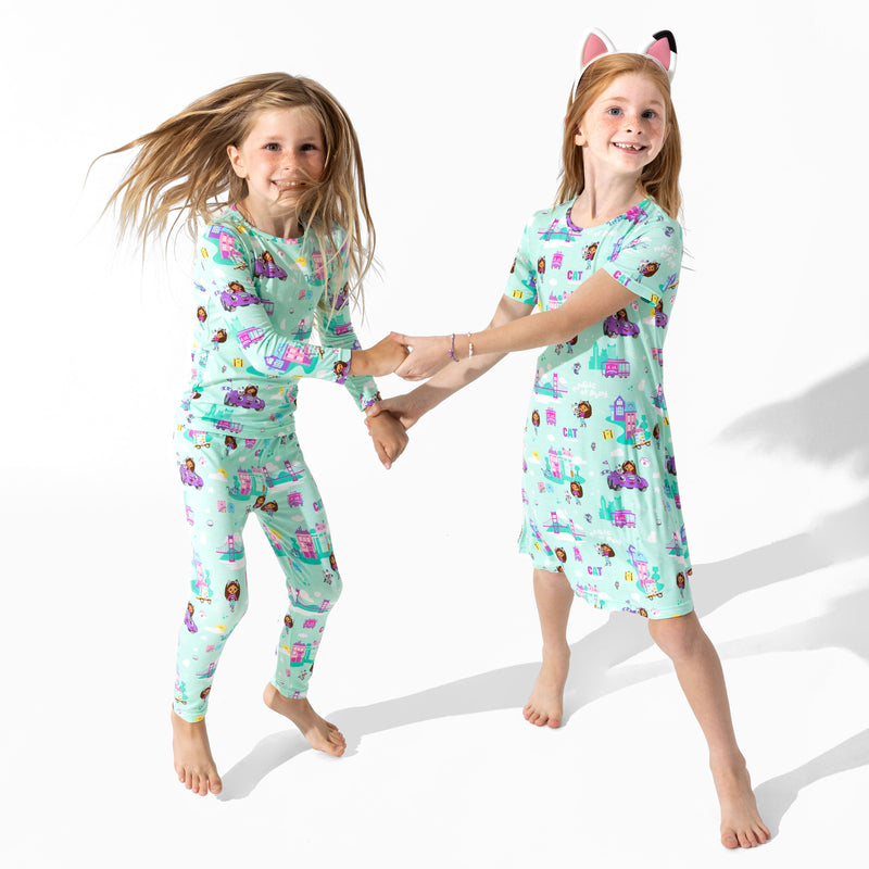 Gabby's Dollhouse: Cat Francisco Bamboo Kids Pajamas