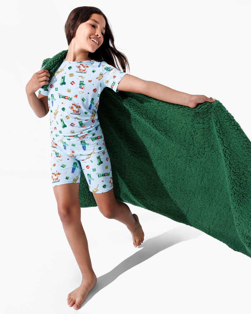 Minecraft: Chicken Jockey Bamboo Sherpa Blanket