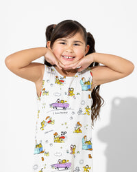 Garfield Friends Bamboo Girls' Sleeveless Dress