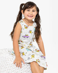 Garfield Friends Bamboo Girls' Sleeveless Dress