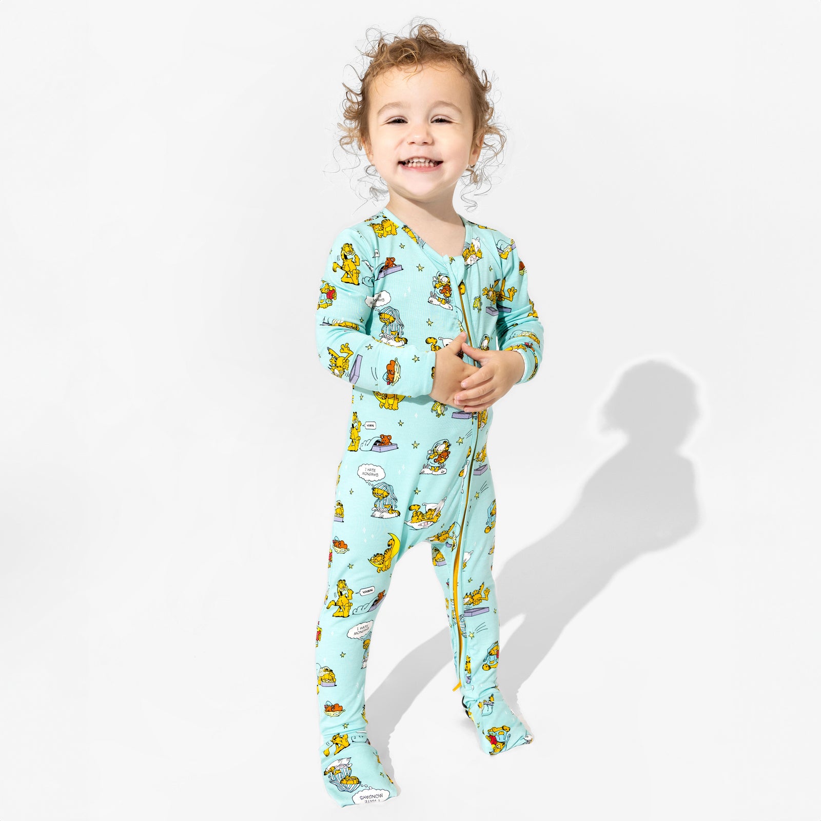 Garfield: Lazy Mondays Bamboo Convertible Footie