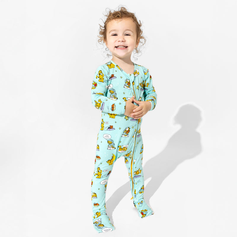 Garfield: Lazy Mondays Bamboo Convertible Footie