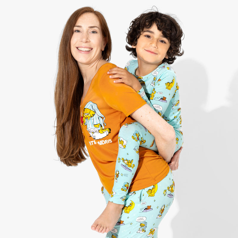 Garfield: Lazy Mondays Bamboo Kids Pajamas