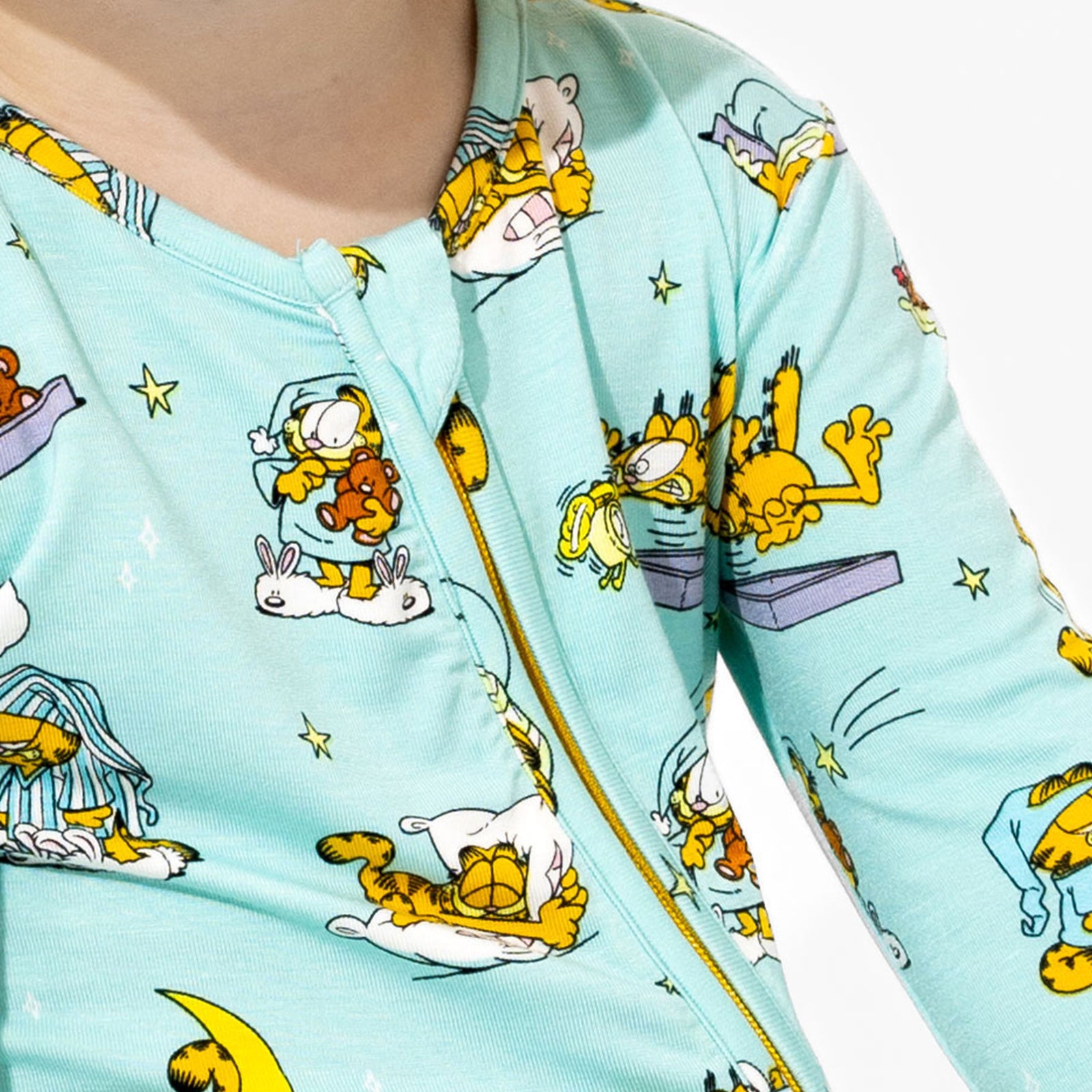 Garfield: Lazy Mondays Bamboo Convertible Footie