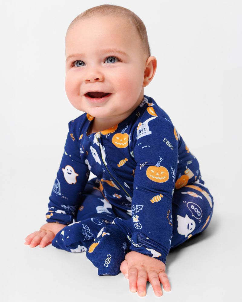 Ghosts Bamboo Convertible Footie