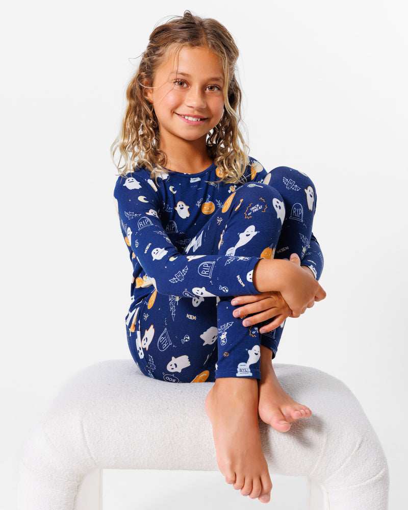 Ghosts Bamboo Kids Pajamas