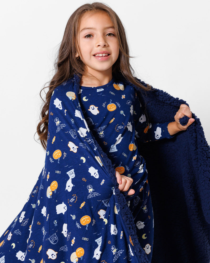 Ghosts Bamboo Sherpa Blanket