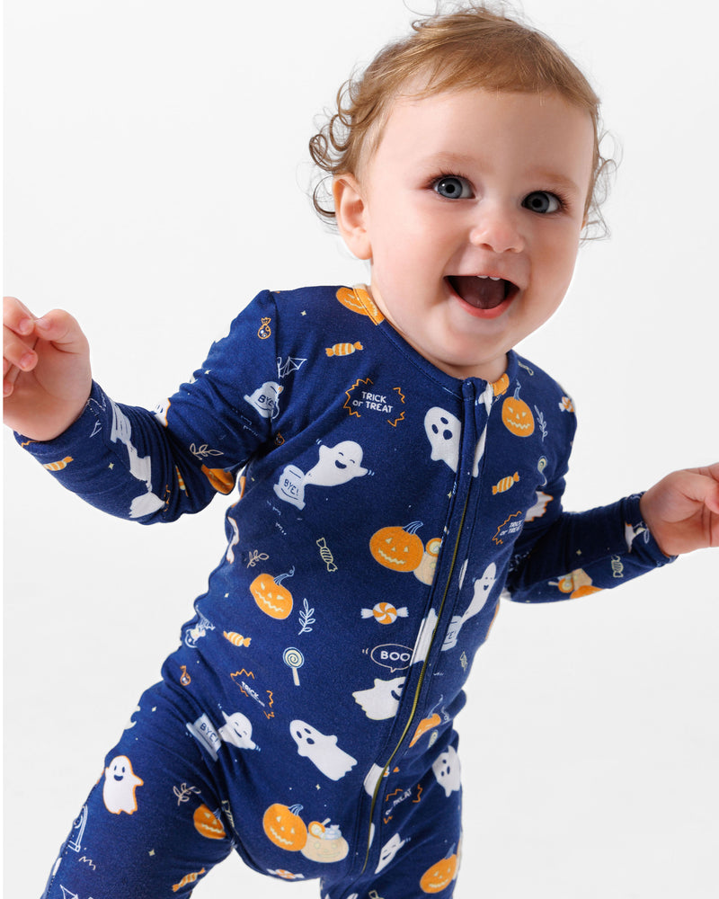 Ghosts Bamboo Convertible Footie
