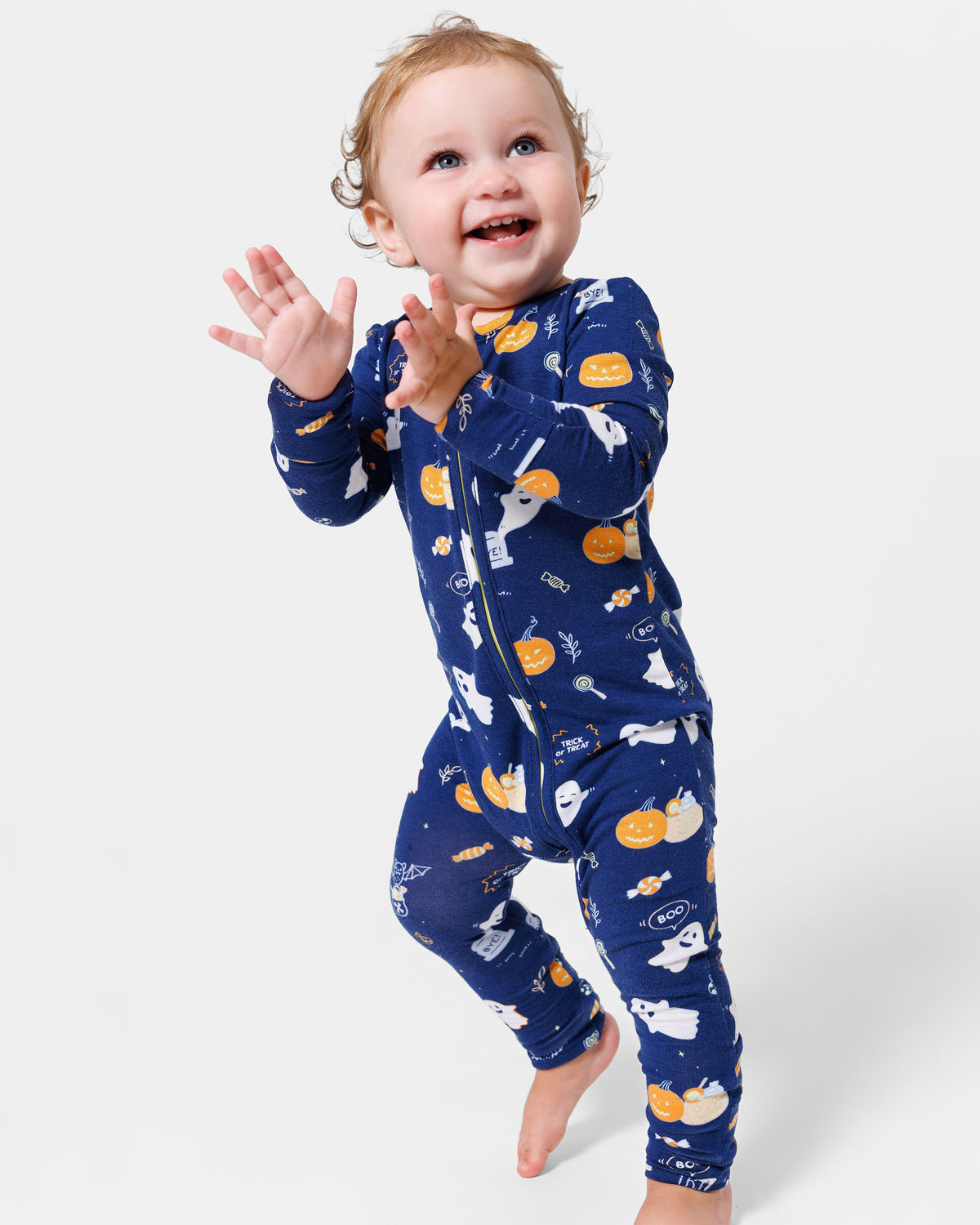 Ghosts Bamboo Convertible Footie
