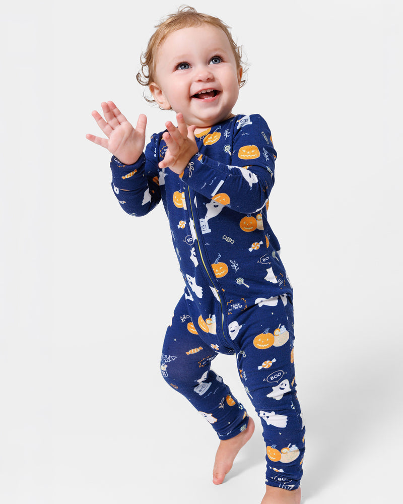 Ghosts Bamboo Convertible Footie