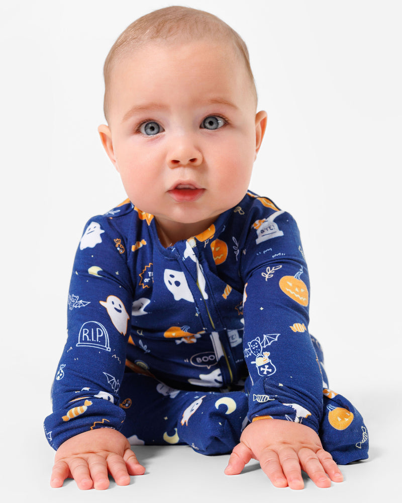 Ghosts Bamboo Convertible Footie