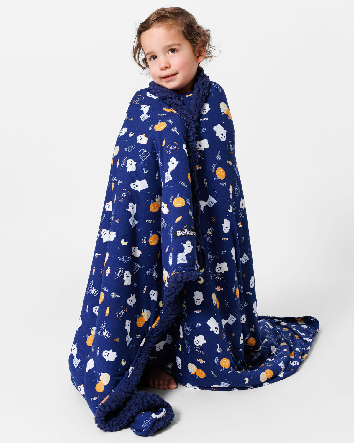 Ghosts Bamboo Sherpa Blanket
