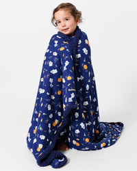 Ghosts Bamboo Sherpa Blanket